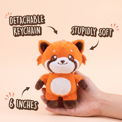 Leo the Red Panda — Clip-On Plush